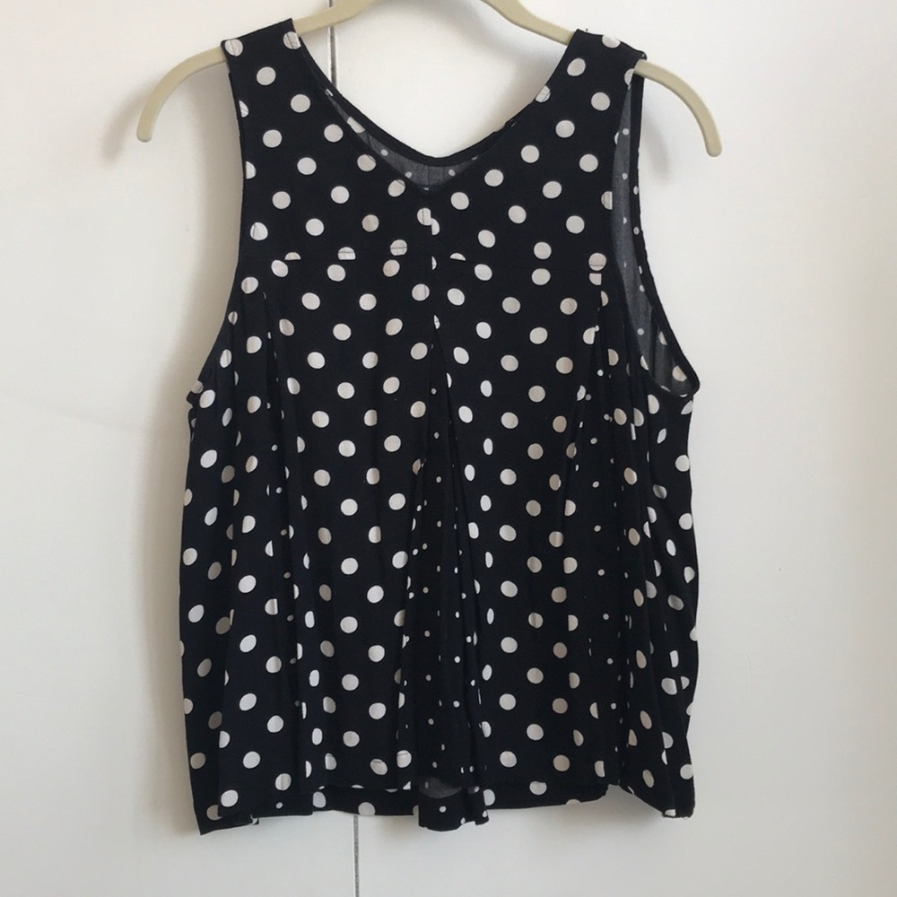 Polka dot swing top